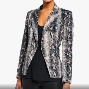 Snakeskin Print Women's Blazer